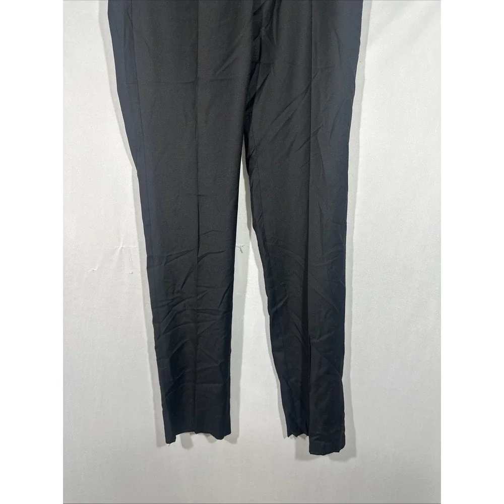 NEW $475 Emporio Armani [ 52 US ] Wool Trouser Pants‎ Black U1901